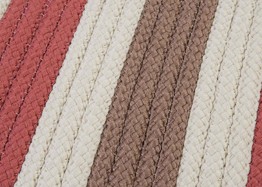 colonial mills stripe it tr99 terracotta rug