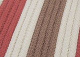 colonial mills stripe it tr99 terracotta rug