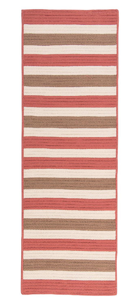 colonial mills stripe it tr99 terracotta rug