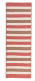 colonial mills stripe it tr99 terracotta rug