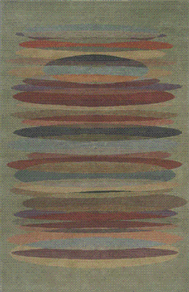 Tibet Rug Company 100 CT Tall  Stack Green Rug