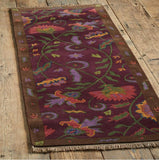 Tibet Rug Company 60 CT Tapestry Eggplant Rug