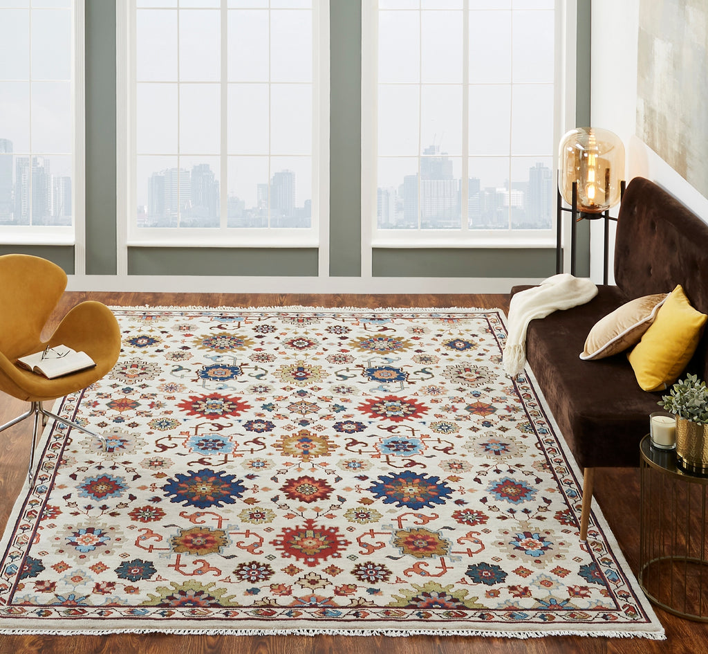 Kalaty Rug Co. Umbria US-120 Ivory/Multi Rug