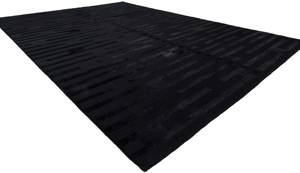 HRI Uptown UP-1421 Black Rug