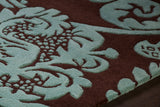 chandra venetian ven 6002 brown rug