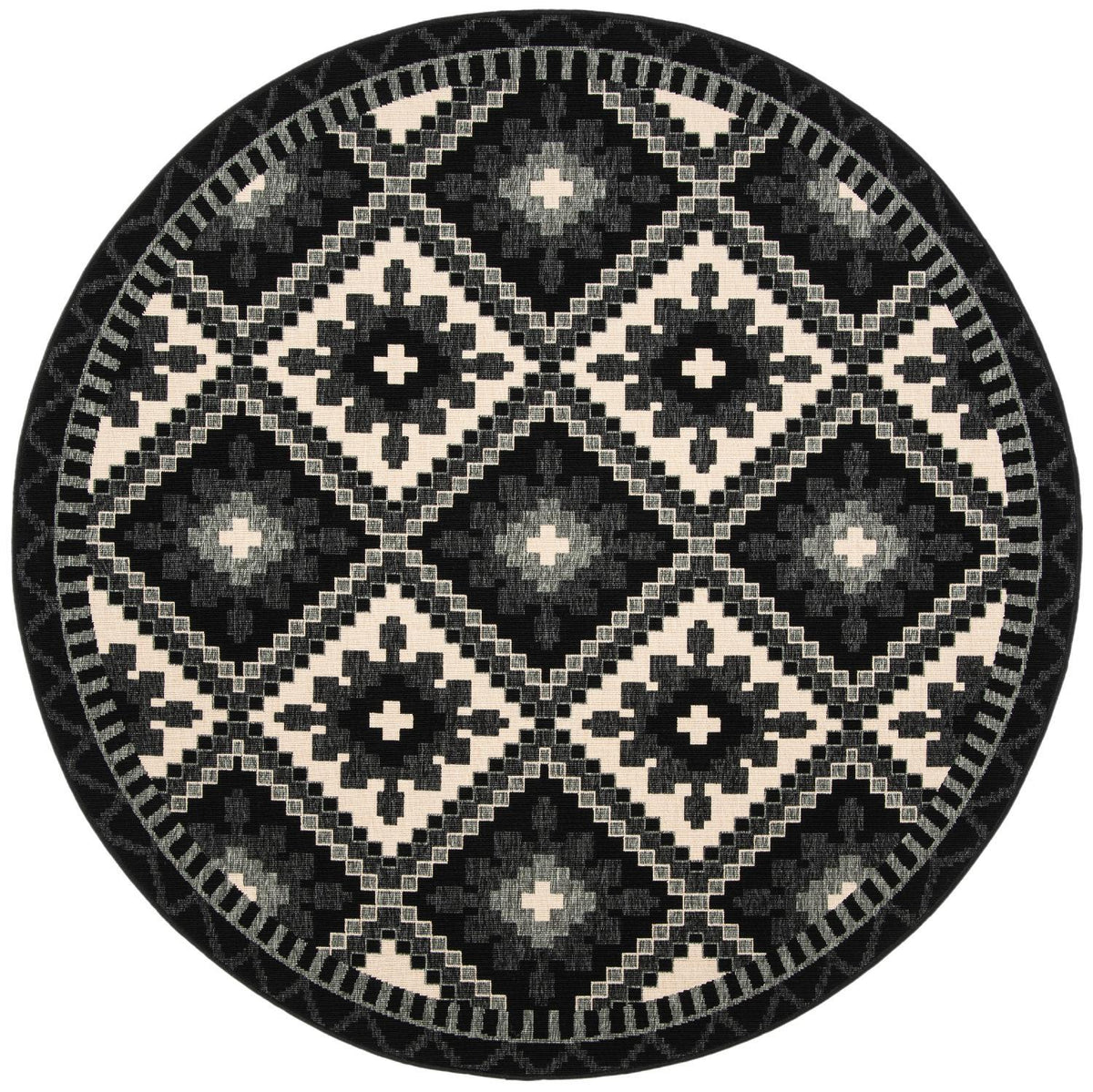 Safavieh Clearance Veranda VER096-0421 Black Rug