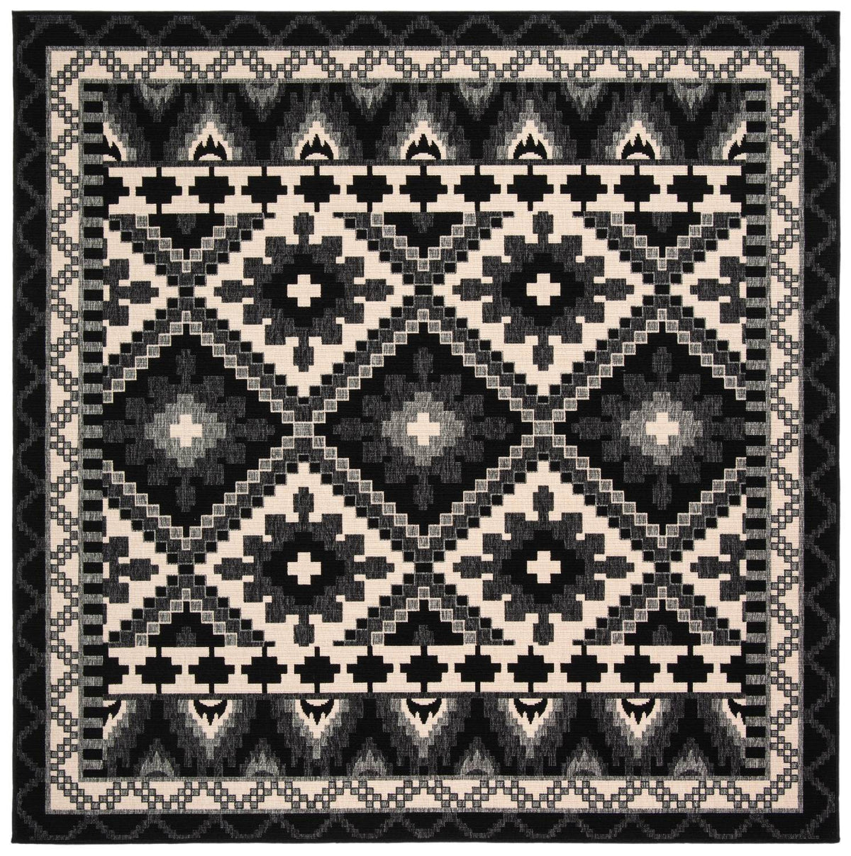 Safavieh Clearance Veranda VER096-0421 Black Rug