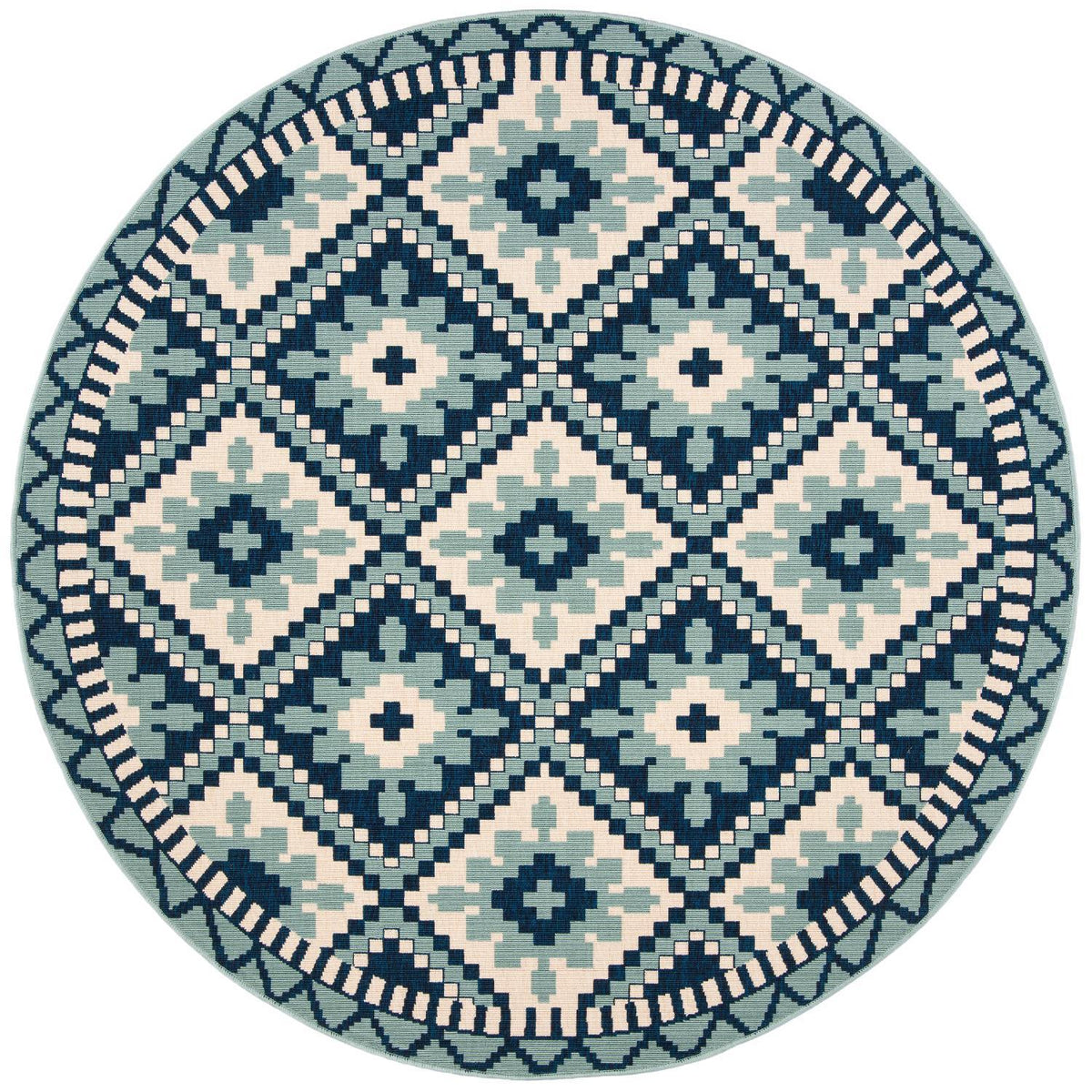 Safavieh Clearance Veranda VER096-3934 Turquoise Rug