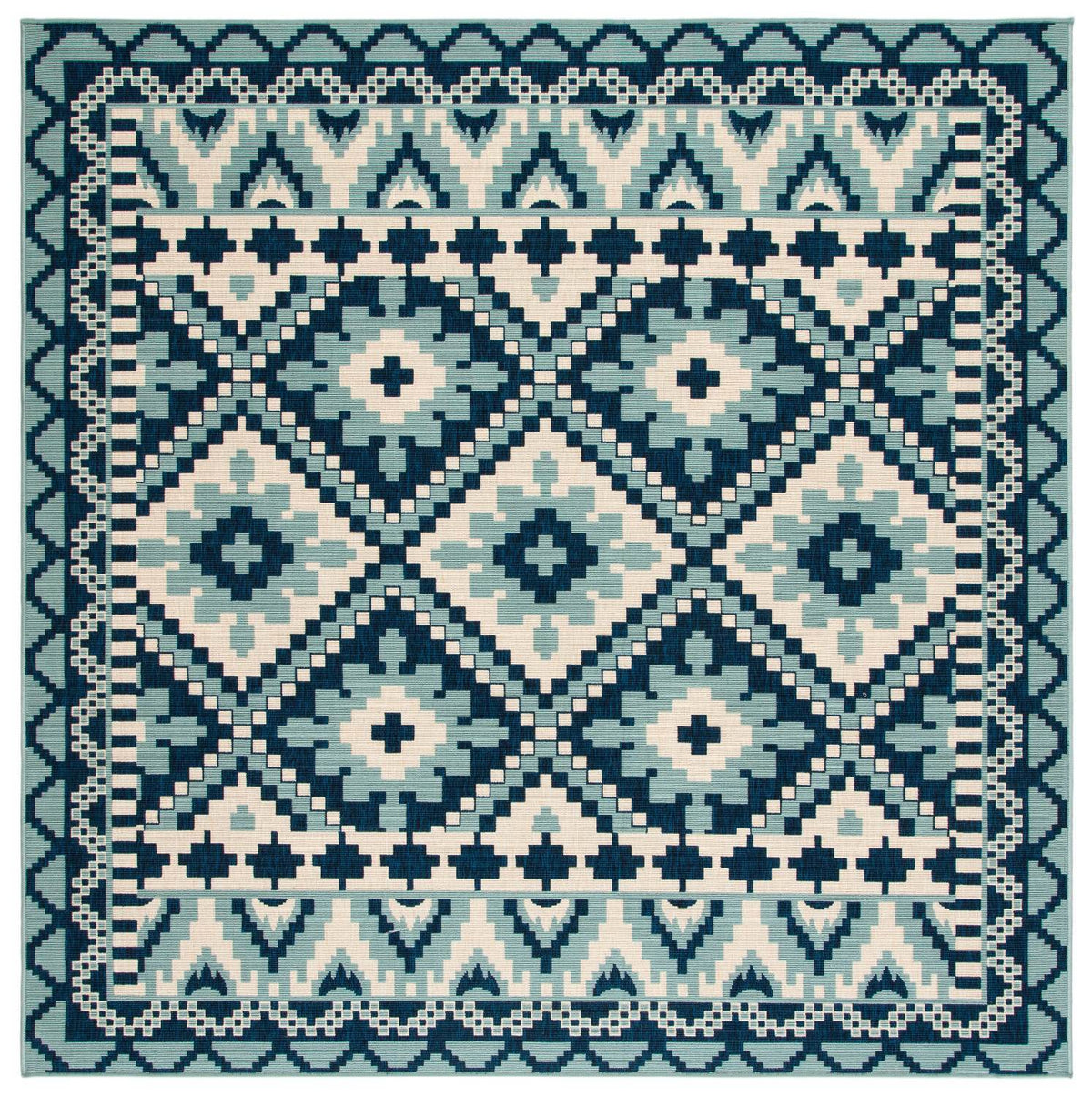 Safavieh Clearance Veranda VER096-3934 Turquoise Rug