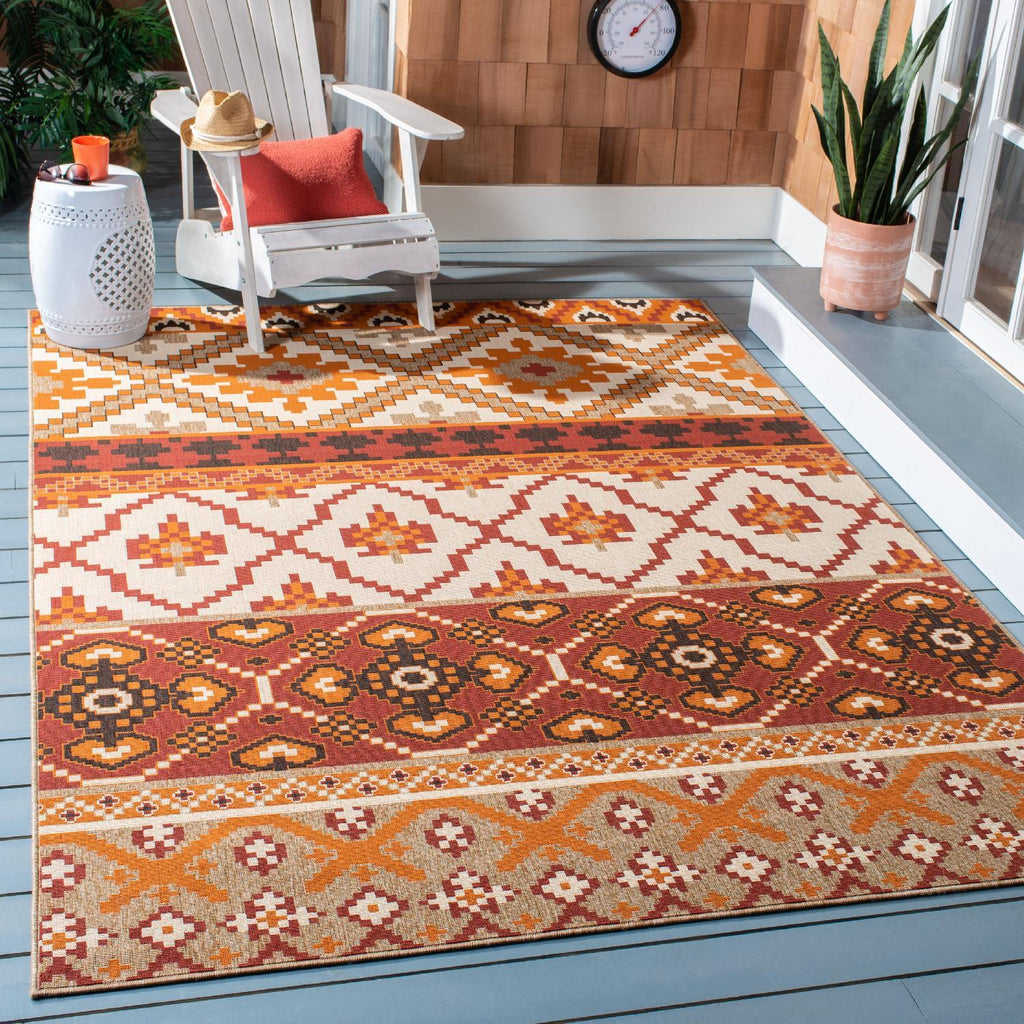 Safavieh Clearance Veranda VER097-0334 Red Rug