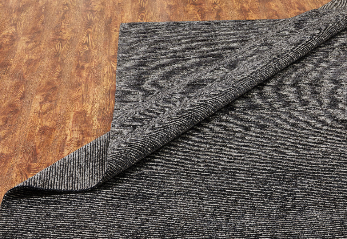 rugs done right vermillion vv15 charcoal stripe rug