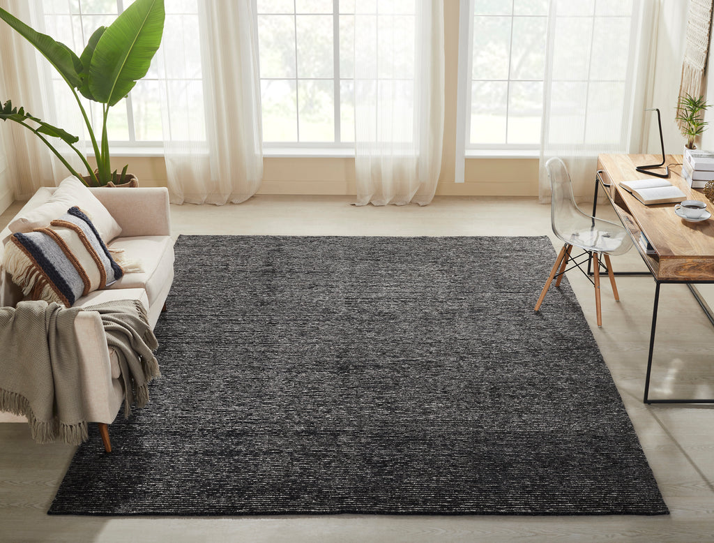 rugs done right vermillion vv15 charcoal stripe rug