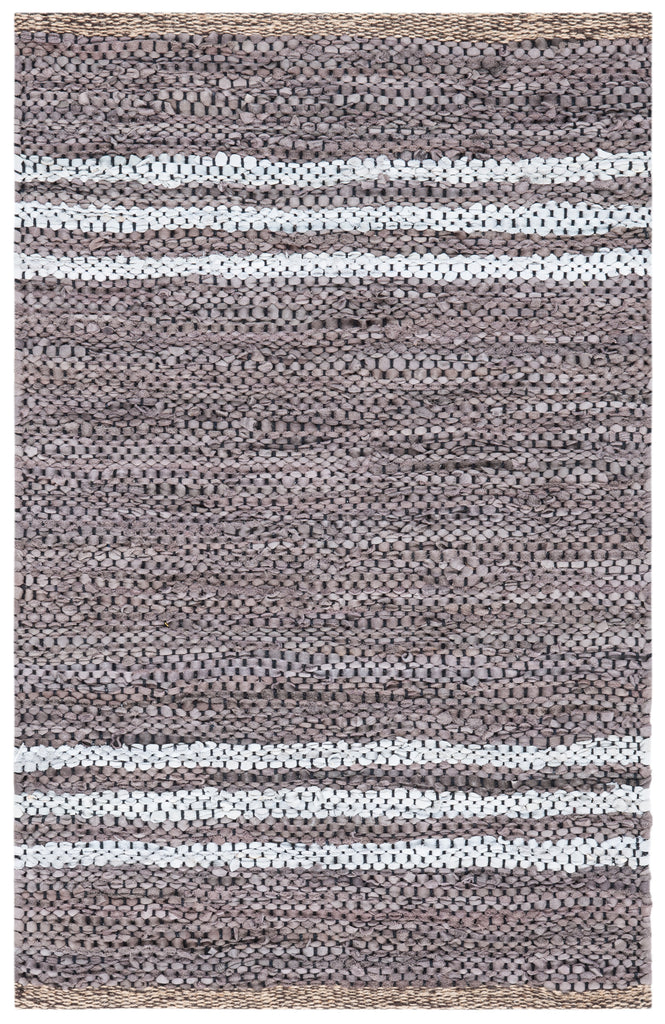 Safavieh Clearance Vintage Leather VTL400G Silver Rug