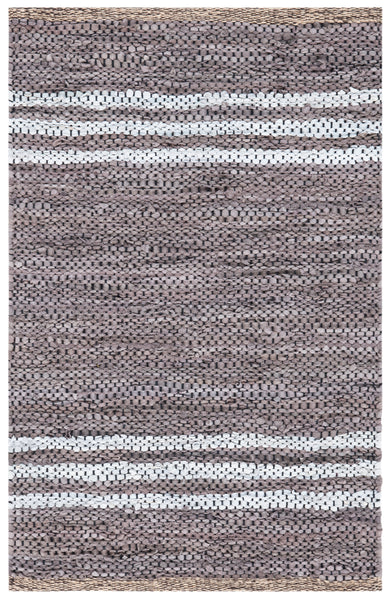 Silver Rug Clearance | Leather Rug | Rugs Done Right