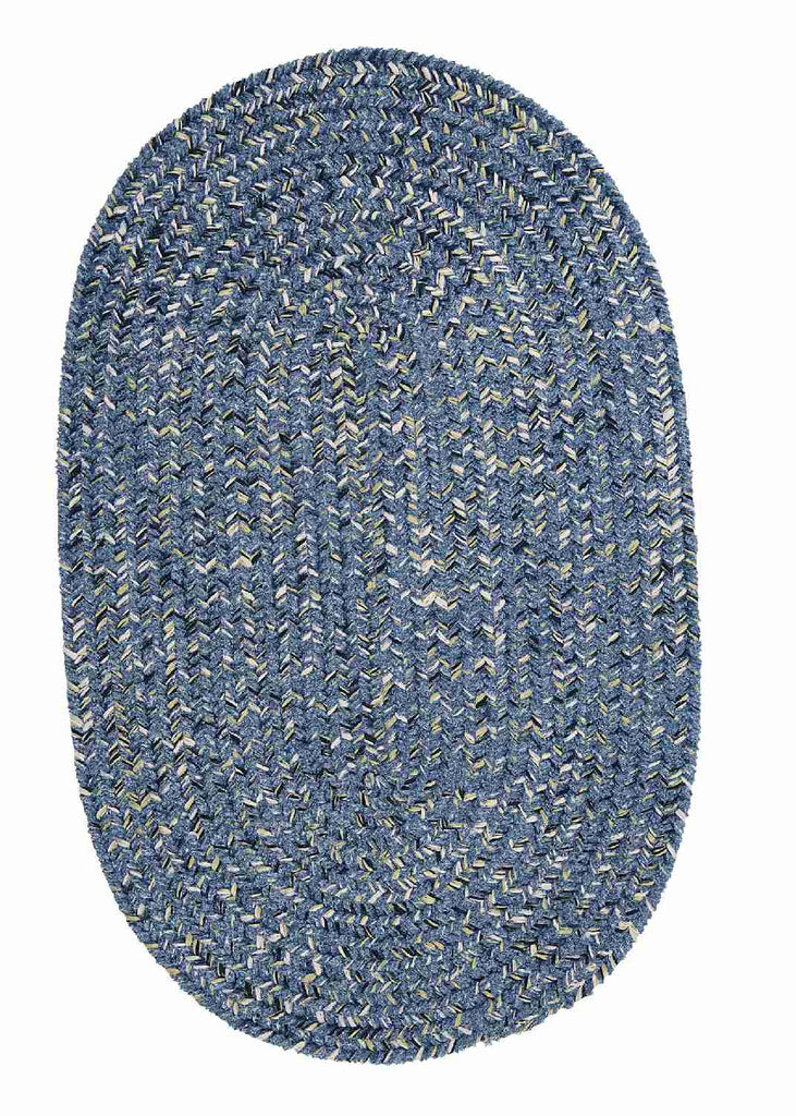 colonial mills west bay wb51 blue tweed rug