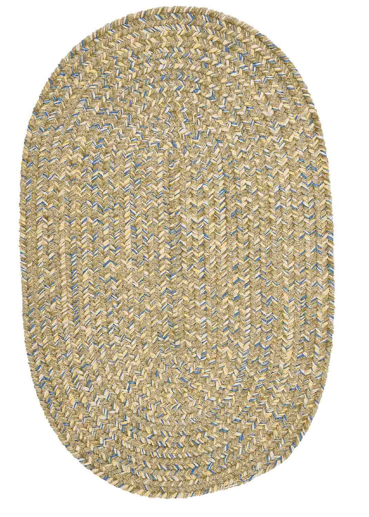 colonial mills west bay wb61 celery tweed rug