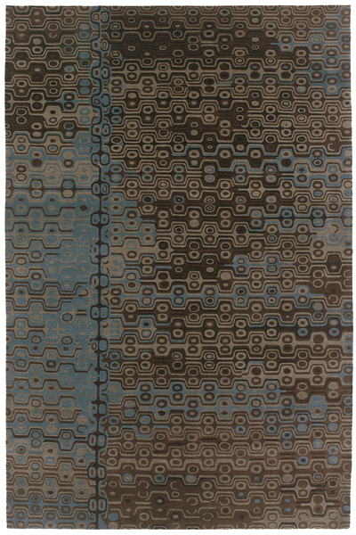 Tibet Rug Company 100 CT WIDGET Multi Rug