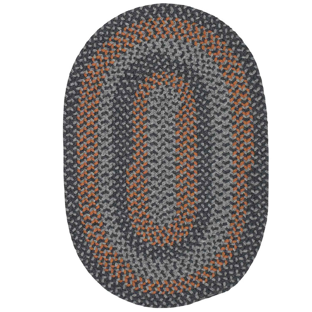 Colonial Mills Walden WN43 Charcoal/Orange Rug