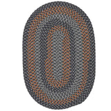 Colonial Mills Walden WN43 Charcoal/Orange Rug