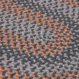 Colonial Mills Walden WN43 Charcoal/Orange Rug