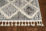 kas oriental willow 1101 charcoal rug