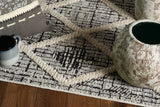 kas oriental willow 1101 charcoal rug