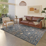 dalyn yarra ya1 navy rug
