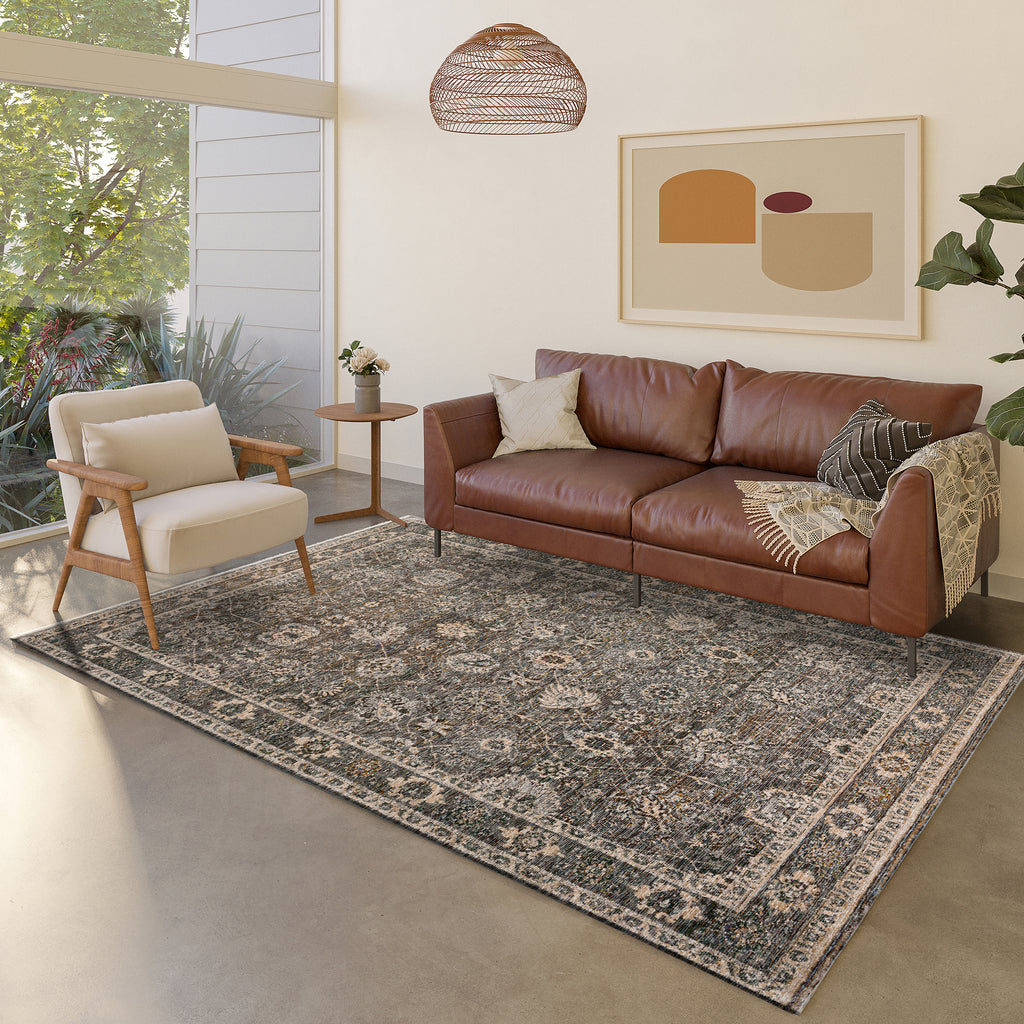 dalyn yarra ya5 pewter rug