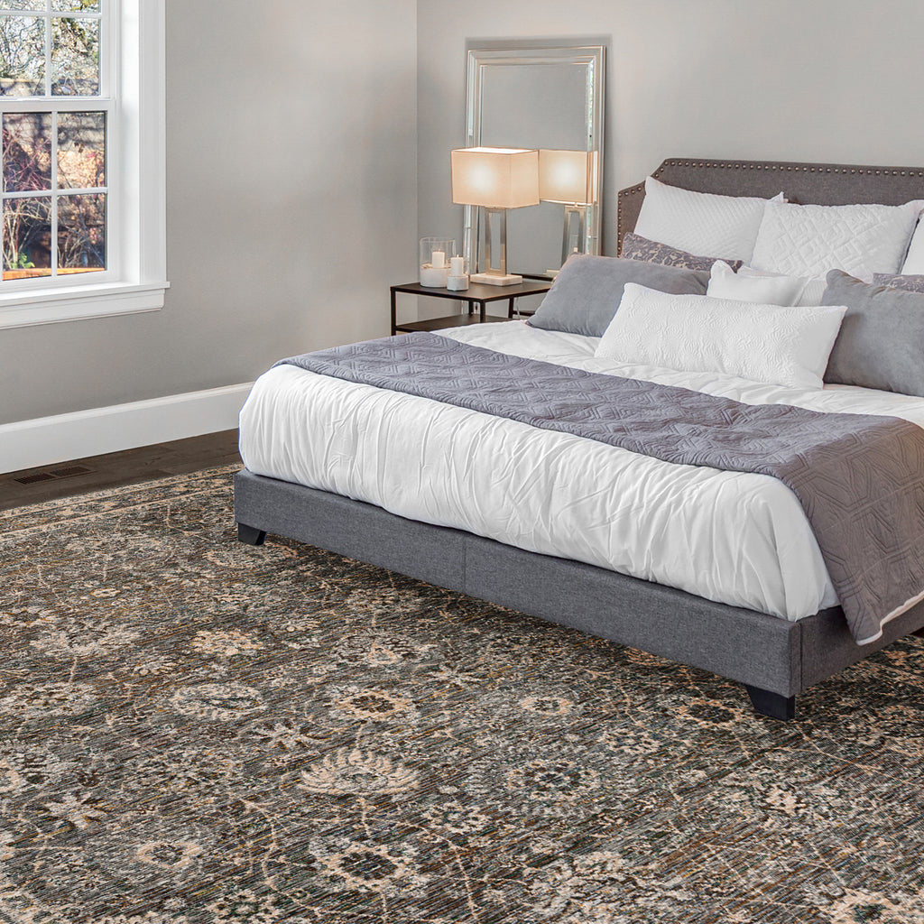 dalyn yarra ya5 pewter rug