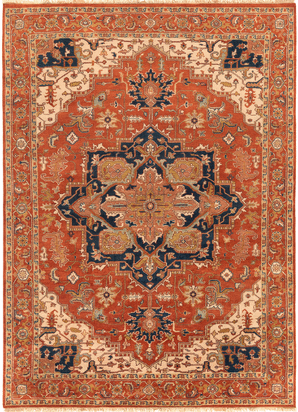 Surya Rug Co. Zeus ZEU-7805 Rust Rug
