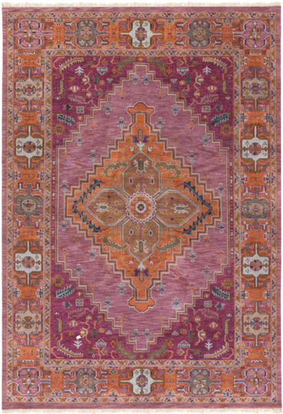 Surya Rug Co. Zeus Eggplant Rug | Eggplant Rugs | Rugs Done Right 