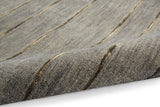nourison halo hal01 charcoal rug