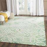 Safavieh Clearance Dip Dyes DDY678Q Green Rug
