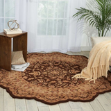 Nourison Heritage Hall HE05 Brown Rug