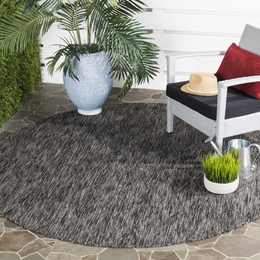 Safavieh Clearance Courtyard CY8522-36622 Black Rug