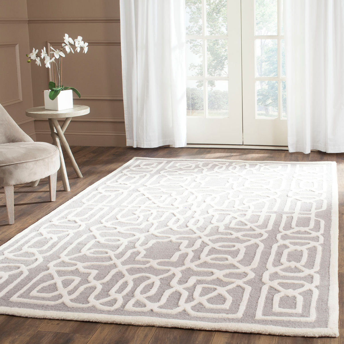 Safavieh Clearance Cambridge CAM570D Silver Rug