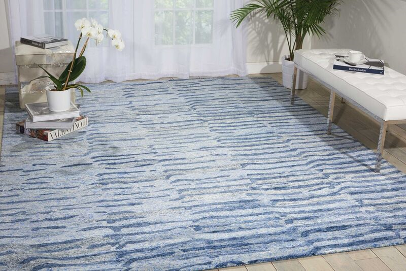Nourison Clearance Gemstone GEM01 Lapis Rug