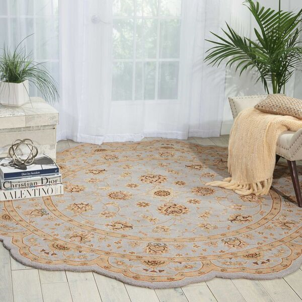 Nourison Clearance Heritage Hall HE28 Light Blue Rug