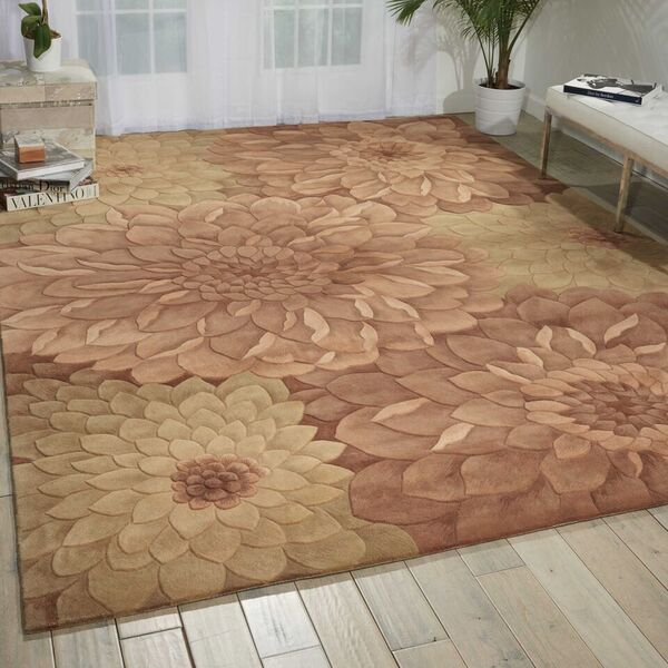 Nourison Tropics TS11 Taupe Rug