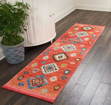 Nourison Clearance Navajo NAV07 Red Rug