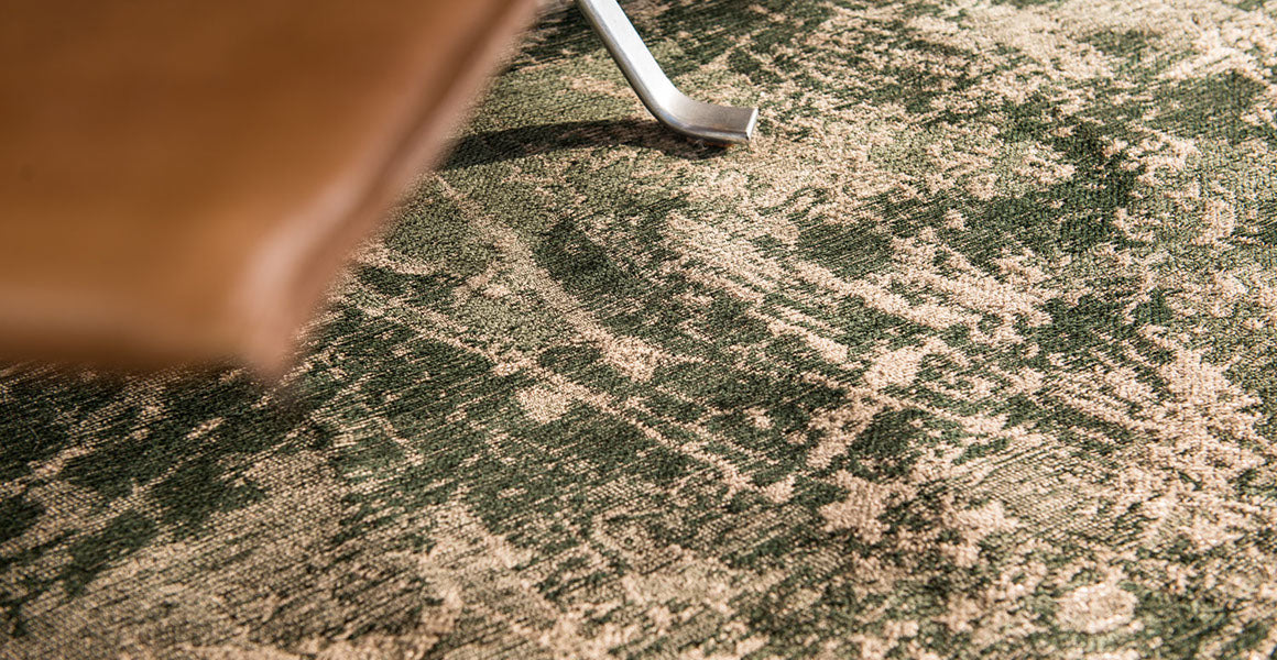 Louis De Poortere Mad Men 8723 Dark Green Rug