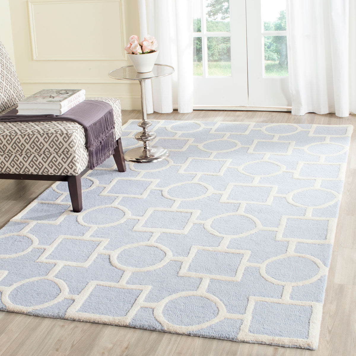 Safavieh Clearance Cambridge CAM143A Light Blue Rug