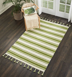 Nourison Clearance Rio Vista DST01 Ivory Green Rug