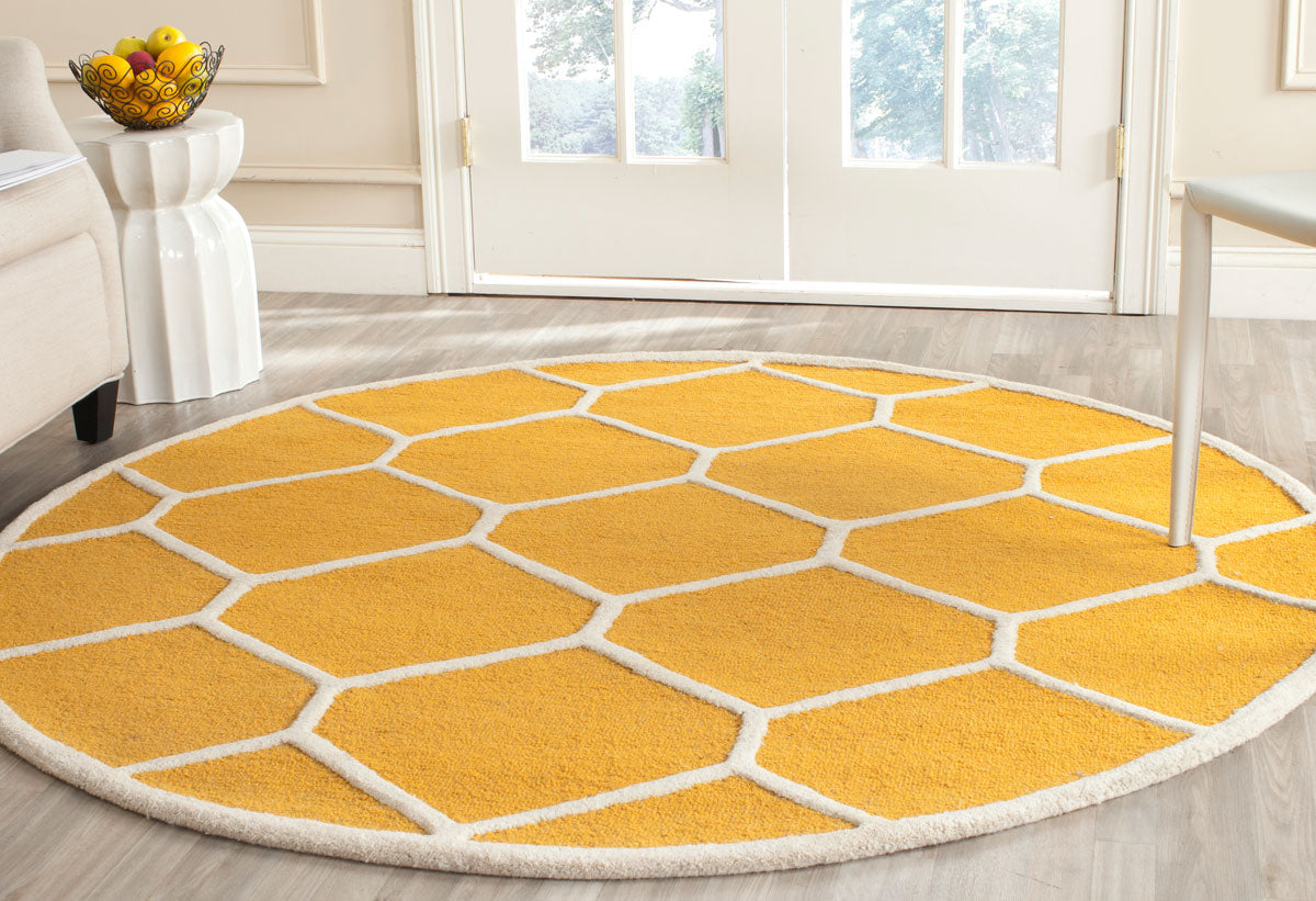 Safavieh Clearance Cambridge CAM144Q Gold Rug