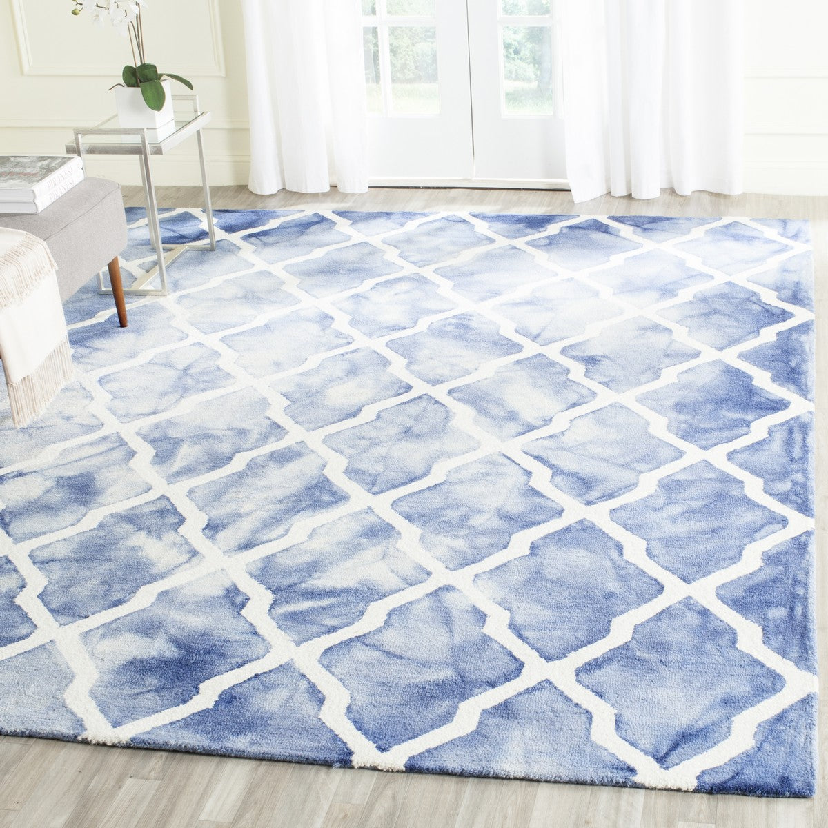 Safavieh Clearance Dip Dye DDY540K Blue Rug