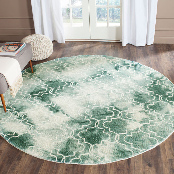 Safavieh Clearance Dip Dyes DDY676Q Green Rug