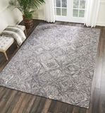 Nourison Sale Interlock ITL01 Charcoal Rug