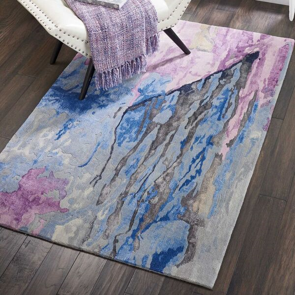 Nourison Prismatic PRS11 Grey Rug