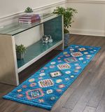 Nourison Clearance Navajo NAV07 Blue Rug