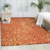 Nourison Clearance Tahoe Modern MTA02 Russett Rug